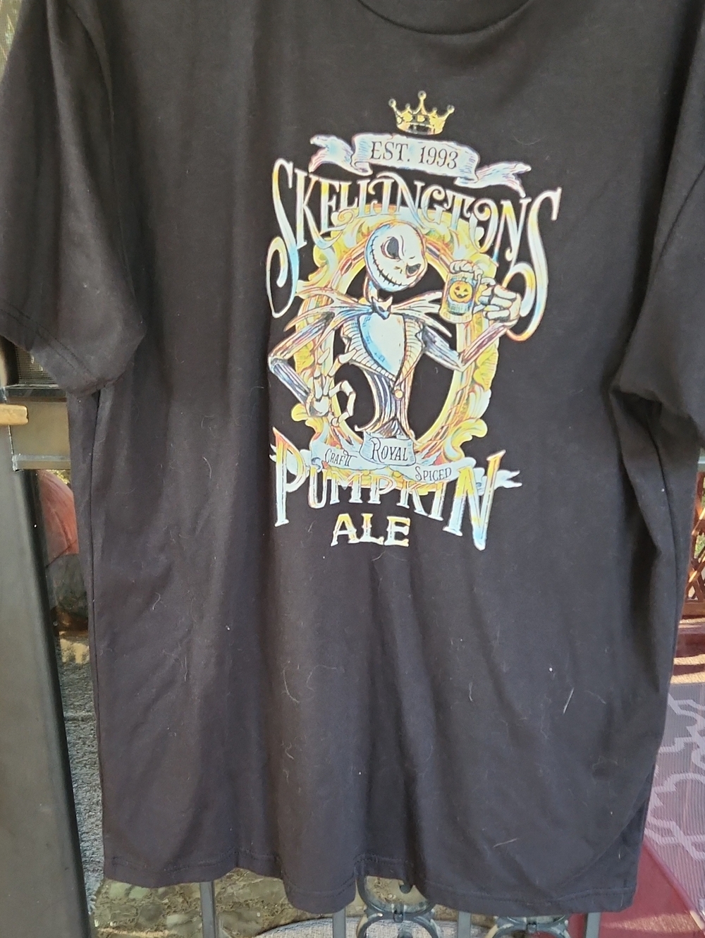 Next Level Apparel Black Graphic Pumpkin Ale Tee